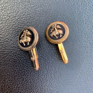 Vintage Sterling Silver Cuff links